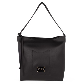 Black Large Shoulder Bag 