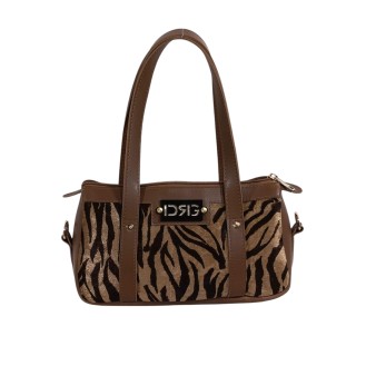Zebra Barrel shoulder bag Brown Zebra Barrel shoulder bag Brown