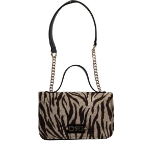 Zebra Icon shoulder bag Black