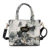 De Raggi Floral Mini Tote Bag 26131-1306 Black De Raggi Floral Mini Tote Bag 26131-1306 Black