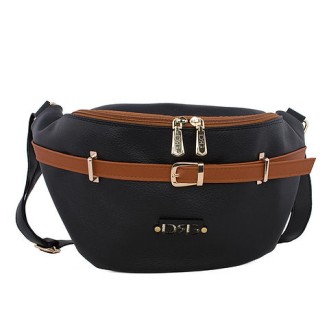 Women's Bag Belt Bag 26132-1307 De Raggi Black