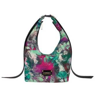 Women's Bag Floral Shoulder Bag 26134-1202 De Raggi Multicolour