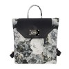 Women's Floral Backpack 26136-1103 De Raggi Black
