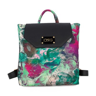 Women's Floral Backpack 26136-1103 De Raggi Multicolour